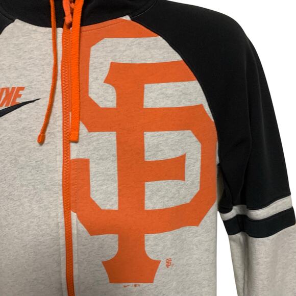 Nike MLB San Francisco Giants Zip Up Hoodie Mens Size S - Picture 5 of 9